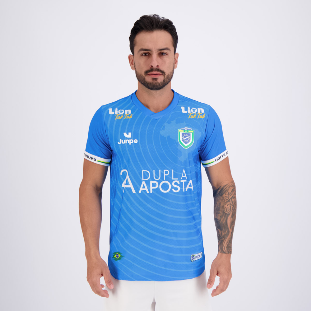 Camisa Junpe Ousadia FC Goleiro 2025 Azul Camisa Junpe Ousadia FC Goleiro 2025 Azul