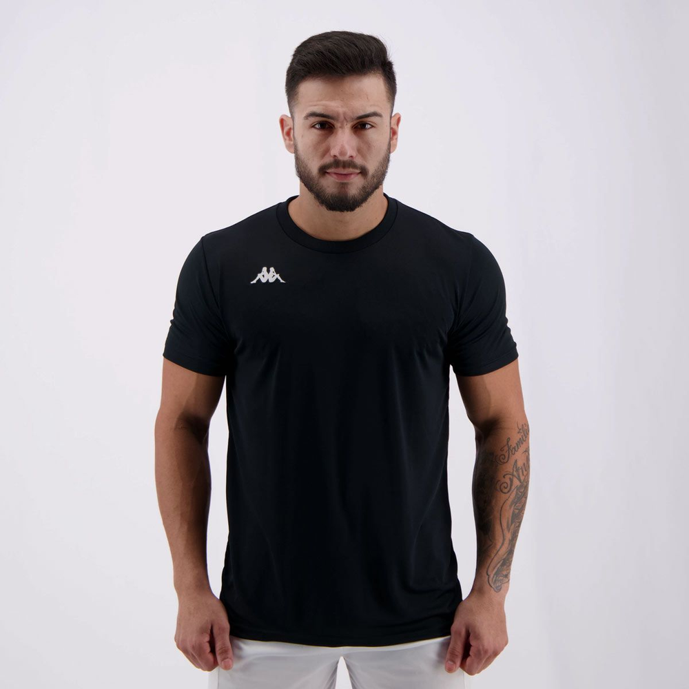 Camisa Kappa Modena Preta Camisa Kappa Modena Preta