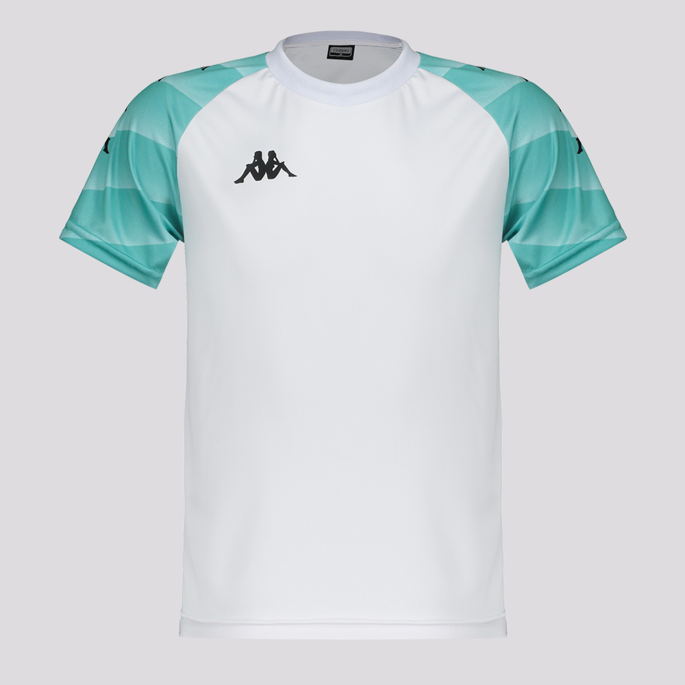 Camisa Kappa Raglany Juvenil Branca Camisa Kappa Raglany Juvenil Branca
