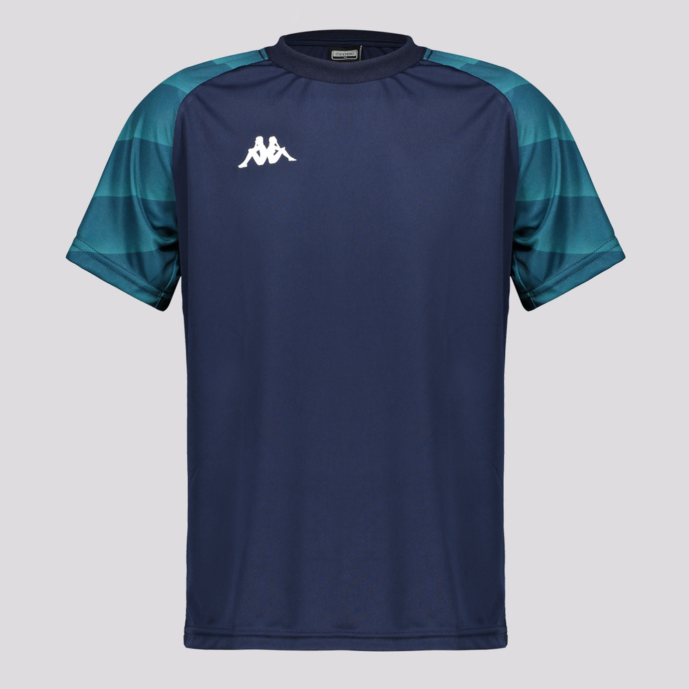 Camisa Kappa Raglany Juvenil Marinho Camisa Kappa Raglany Juvenil Marinho