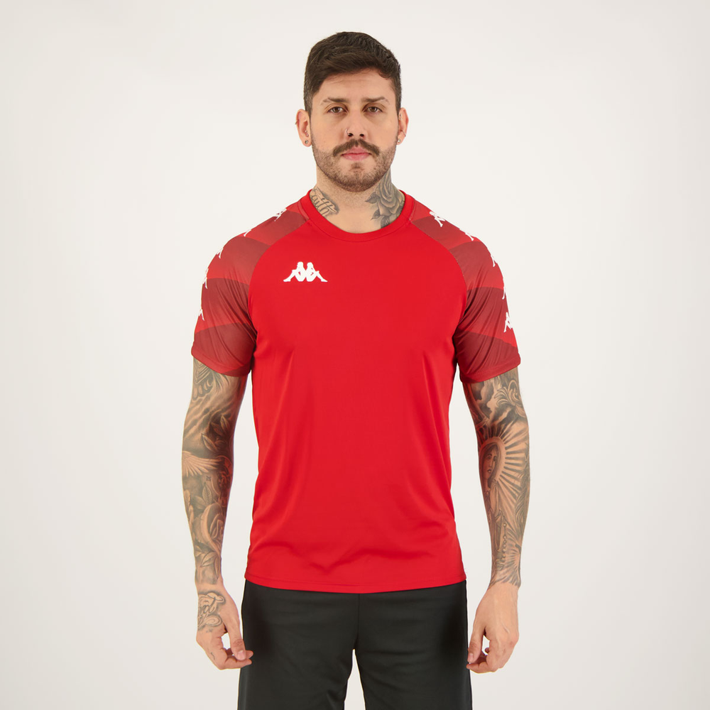Camisa Kappa Raglany Vermelha Camisa Kappa Raglany Vermelha