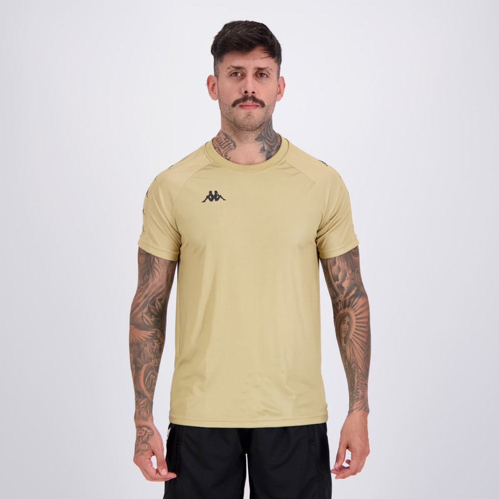 Camisa Kappa Sport Dourada Camisa Kappa Sport Dourada