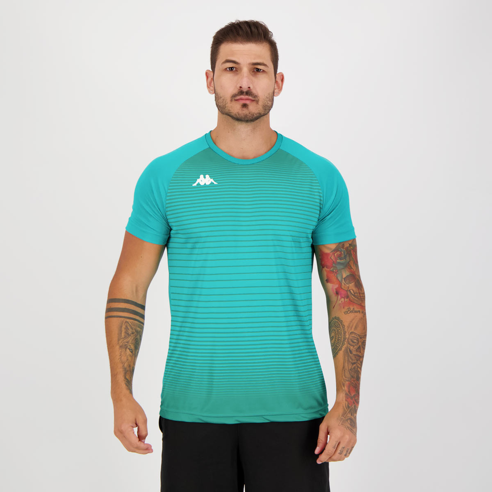 Camisa Kappa Sport Match Verde Claro Camisa Kappa Sport Match Verde Claro