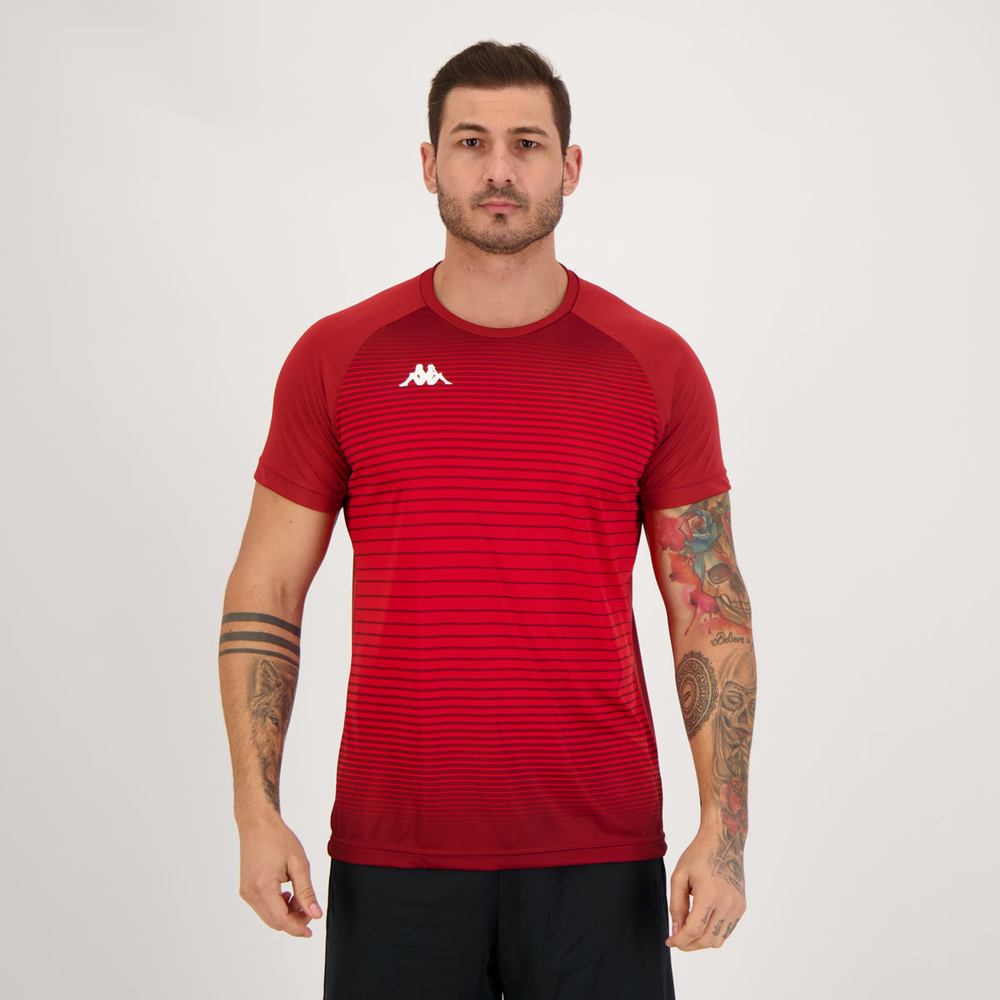 Camisa Kappa Sport Match Vermelha Camisa Kappa Sport Match Vermelha