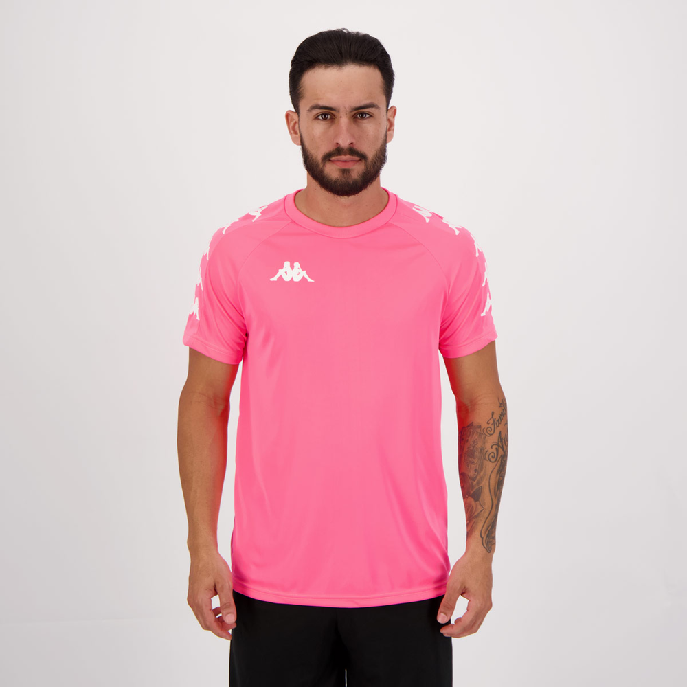 Camisa Kappa Sports Rosa Camisa Kappa Sports Rosa