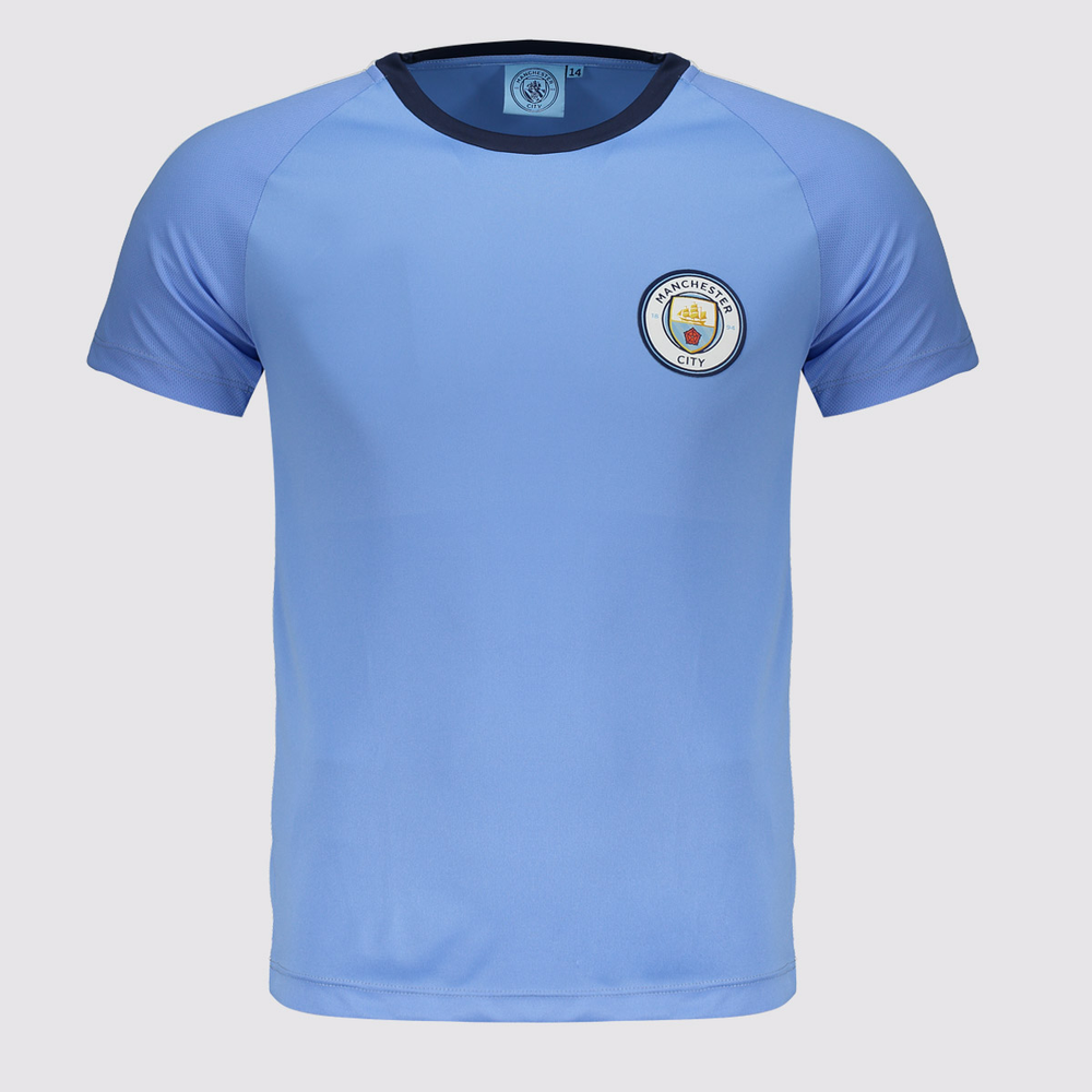 Camisa Manchester City Dash Juvenil Azul