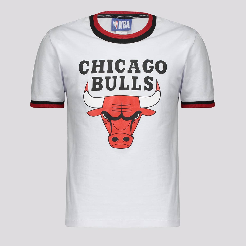 Camisa NBA Chicago Bulls High Infantil Branca