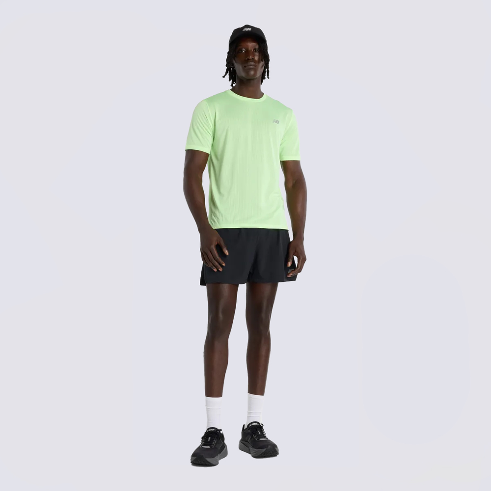 Camisa New Balance Atlhetics Run Verde Camisa New Balance Atlhetics Run Verde