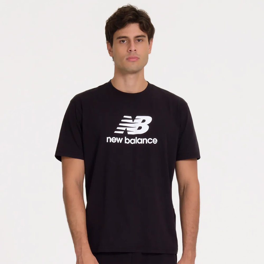 Camisa New Balance Essentials Preta Camisa New Balance Essentials Preta