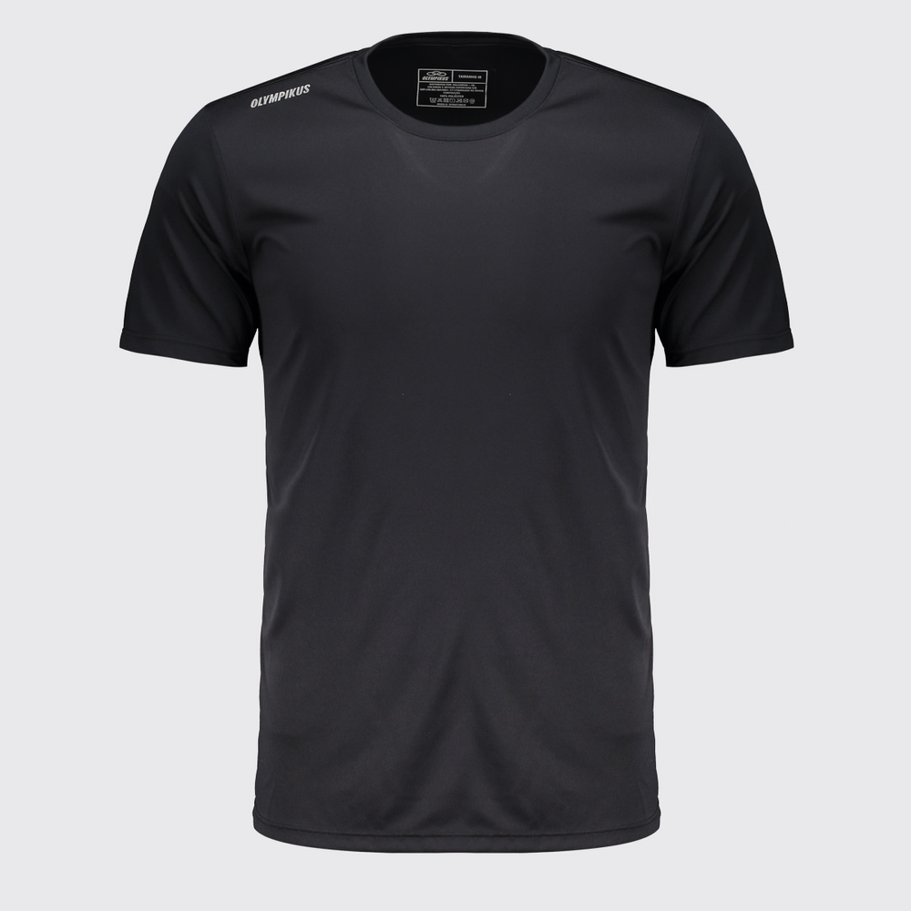 Camisa Olympikus Essential MC 2.0 Preta Camisa Olympikus Essential MC 2.0 Preta