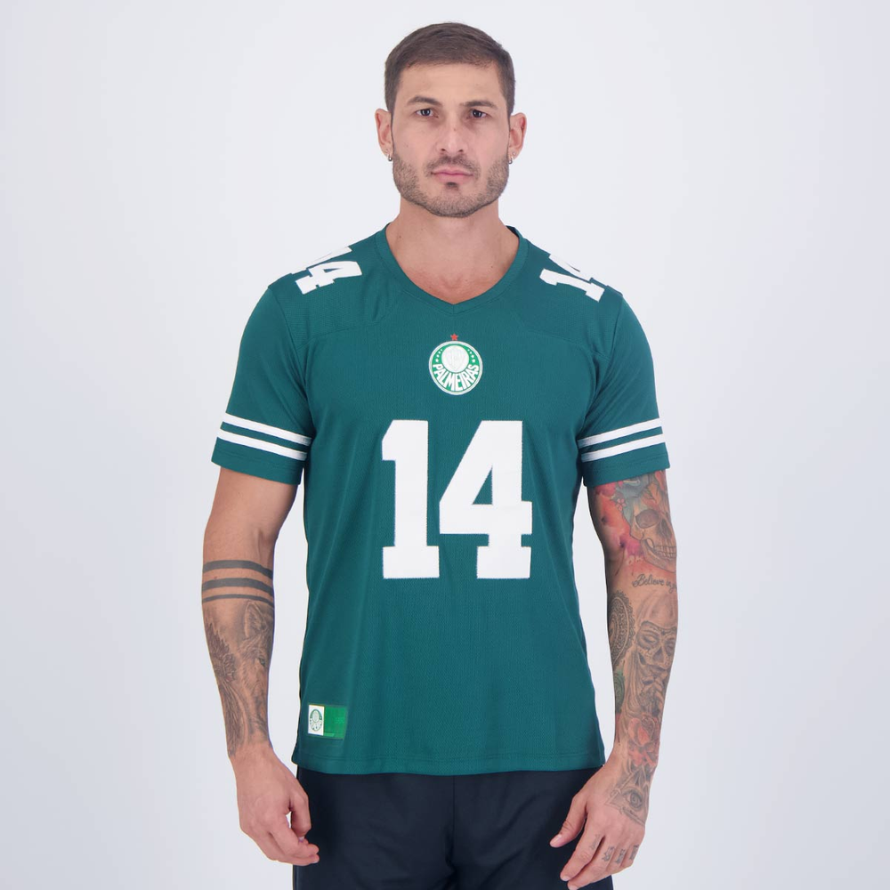 Camisa Palmeiras American Football Verde Camisa Palmeiras American Football Verde