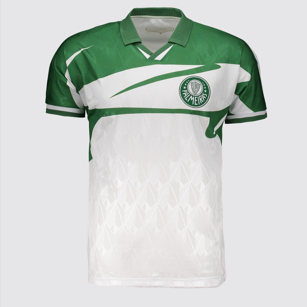 Camisa Palmeiras Retrô 1996 Branca Camisa Palmeiras Retrô 1996 Branca