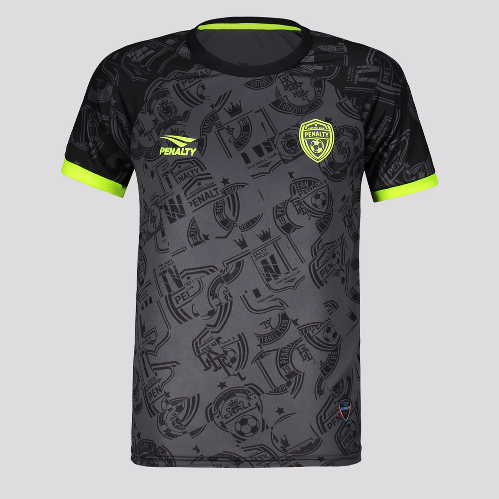 Camisa Penalty Seleções Juvenil Cinza Escuro