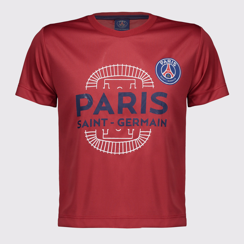 Camisa PSG Altcoin Infantil Vermelha