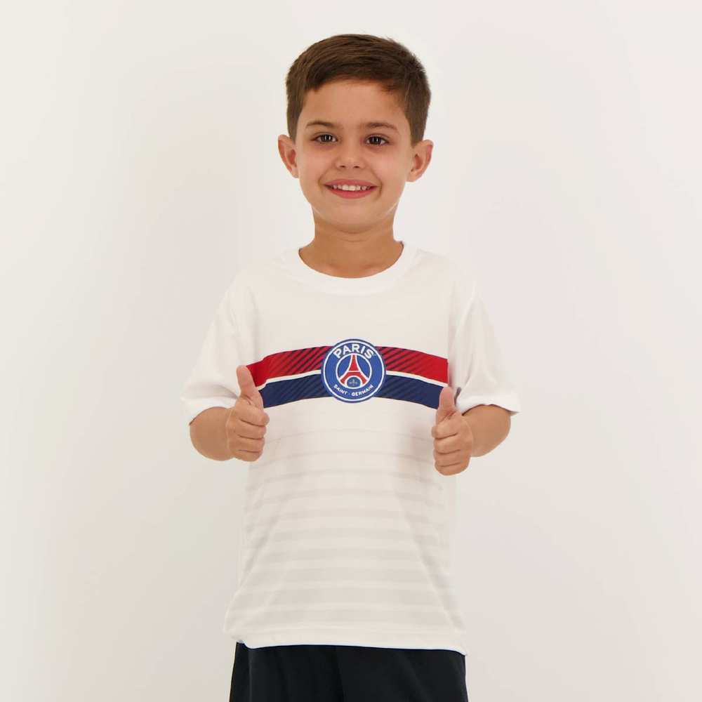 Camisa PSG Celery Infantil Branca
