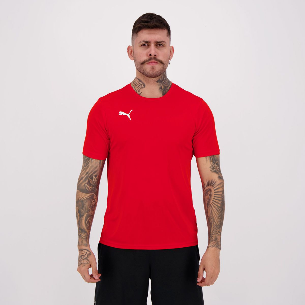 Camisa Puma Liga Jersey Active Especial Vermelha Camisa Puma Liga Jersey Active Especial Vermelha
