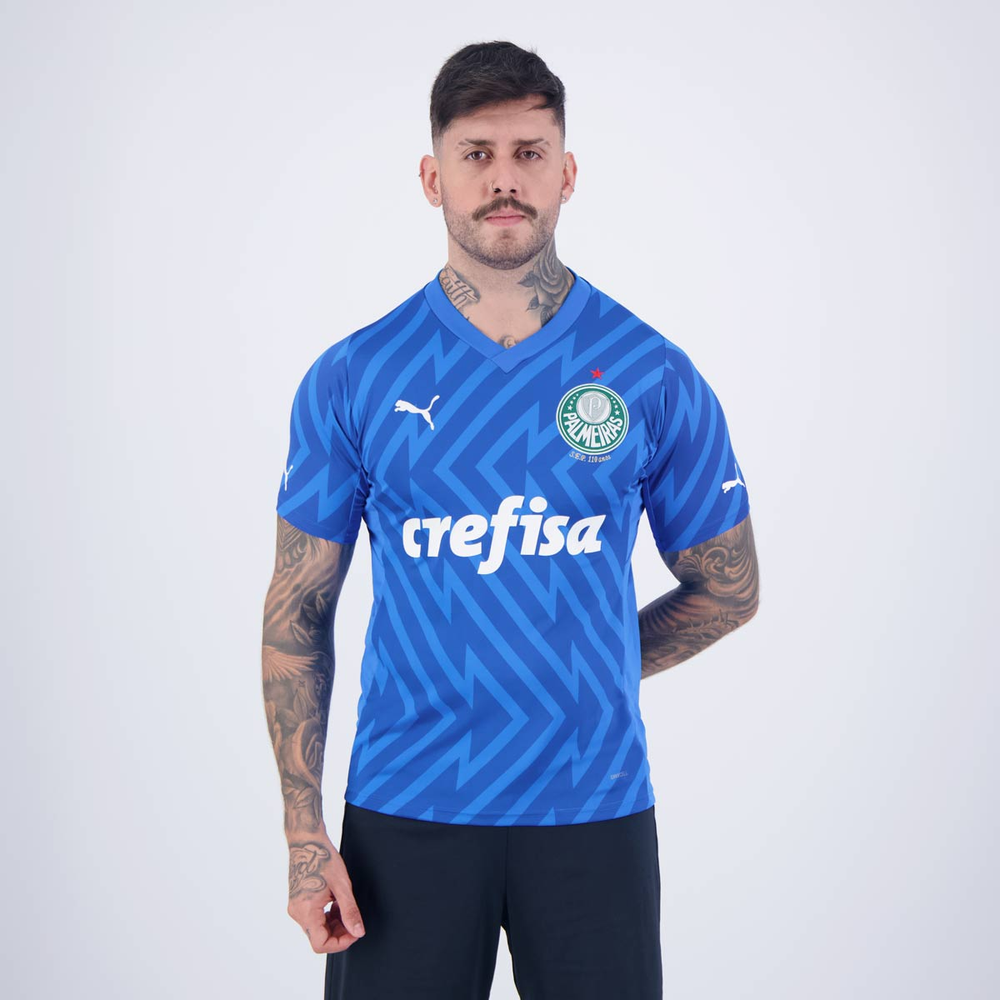 Camisa Puma Palmeiras Goleiro I 2024 Camisa Puma Palmeiras Goleiro I 2024