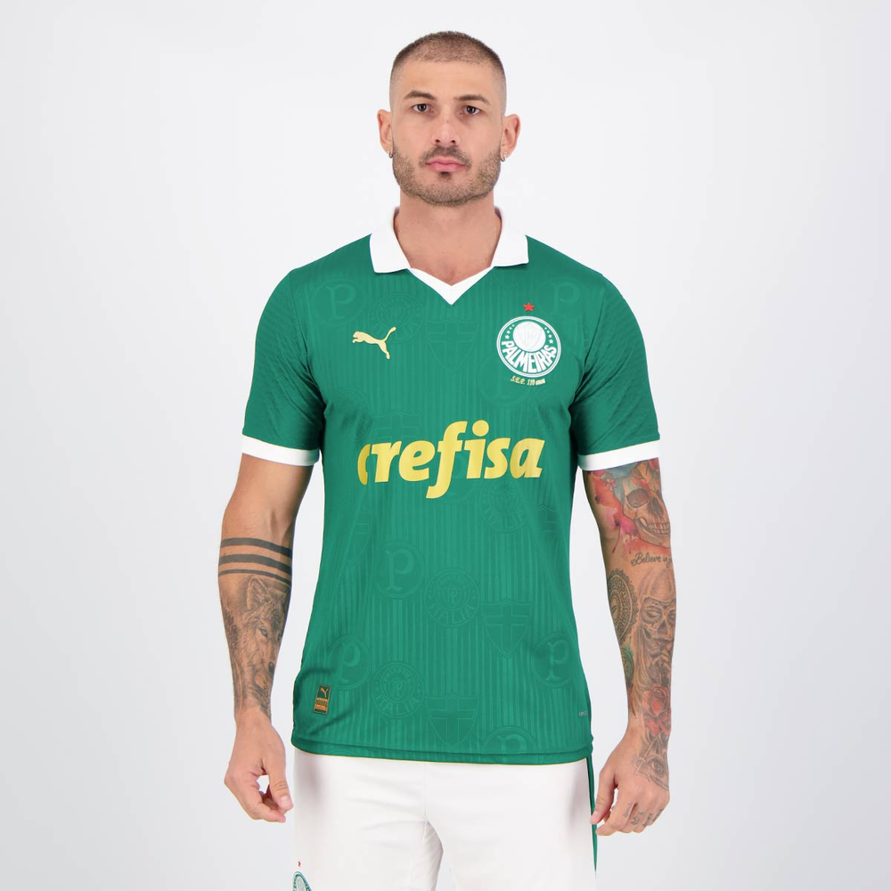 Camisa Puma Palmeiras I 2024 Jogador Camisa Puma Palmeiras I 2024 Jogador