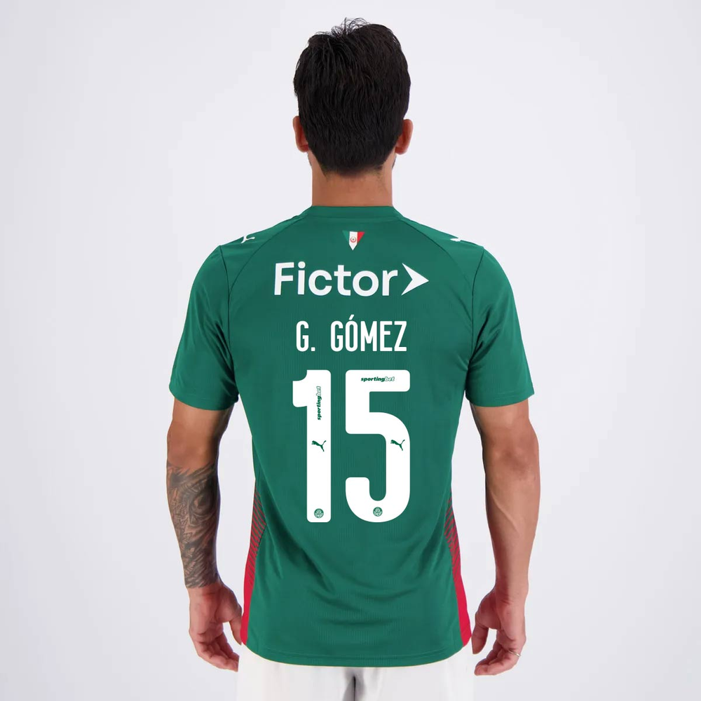 Camisa Puma Palmeiras I 2026 15 G. Gómez Camisa Puma Palmeiras I 2026 15 G. Gómez