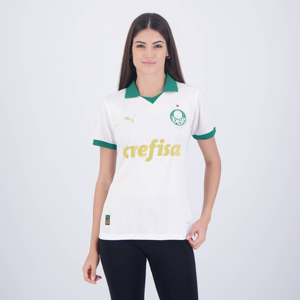 Camisa Puma Palmeiras II 2024 Feminina Jogador Camisa Puma Palmeiras II 2024 Feminina Jogador