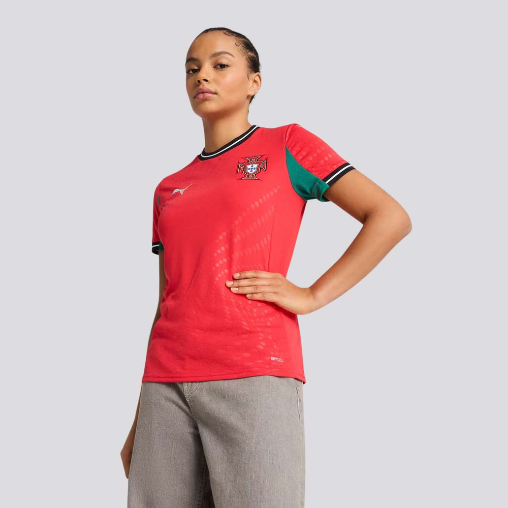 Camisa Puma Portugal Home 2025 Feminina Camisa Puma Portugal Home 2025 Feminina
