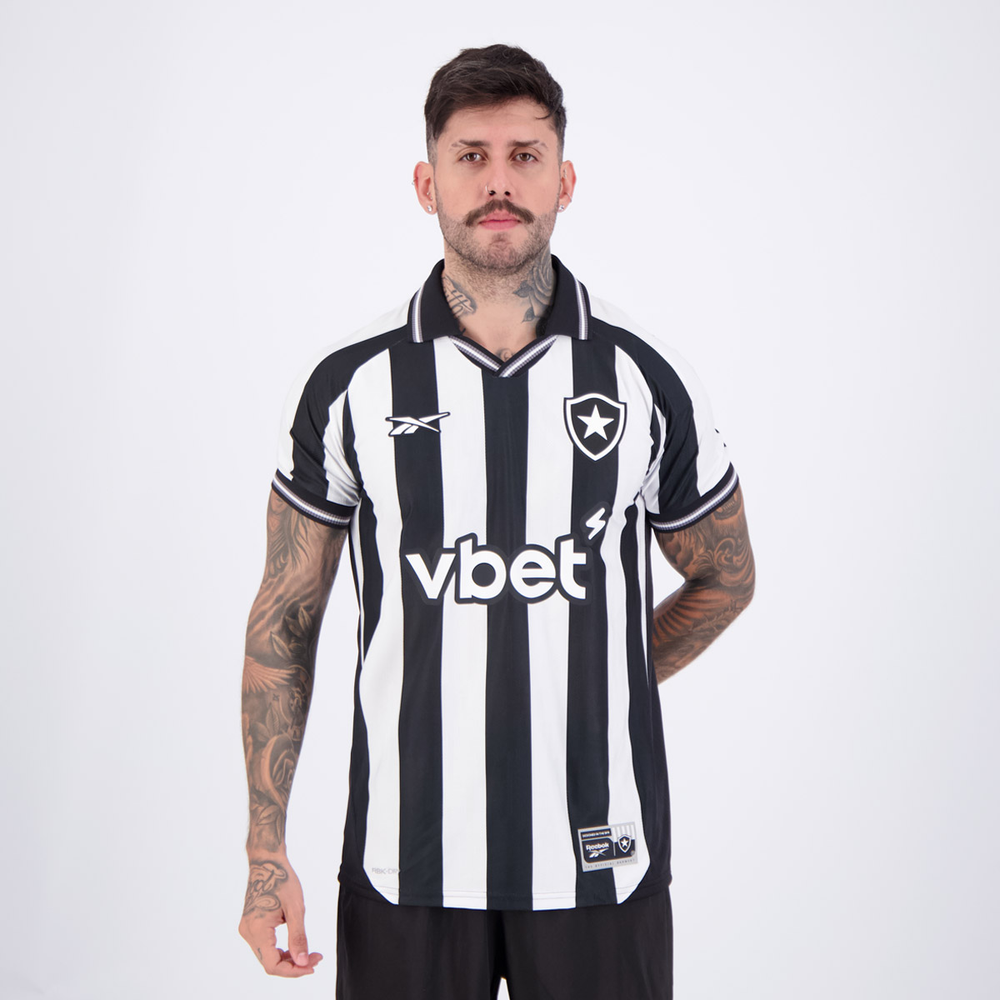 Camisa Reebok Botafogo I 2025 Camisa Reebok Botafogo I 2025