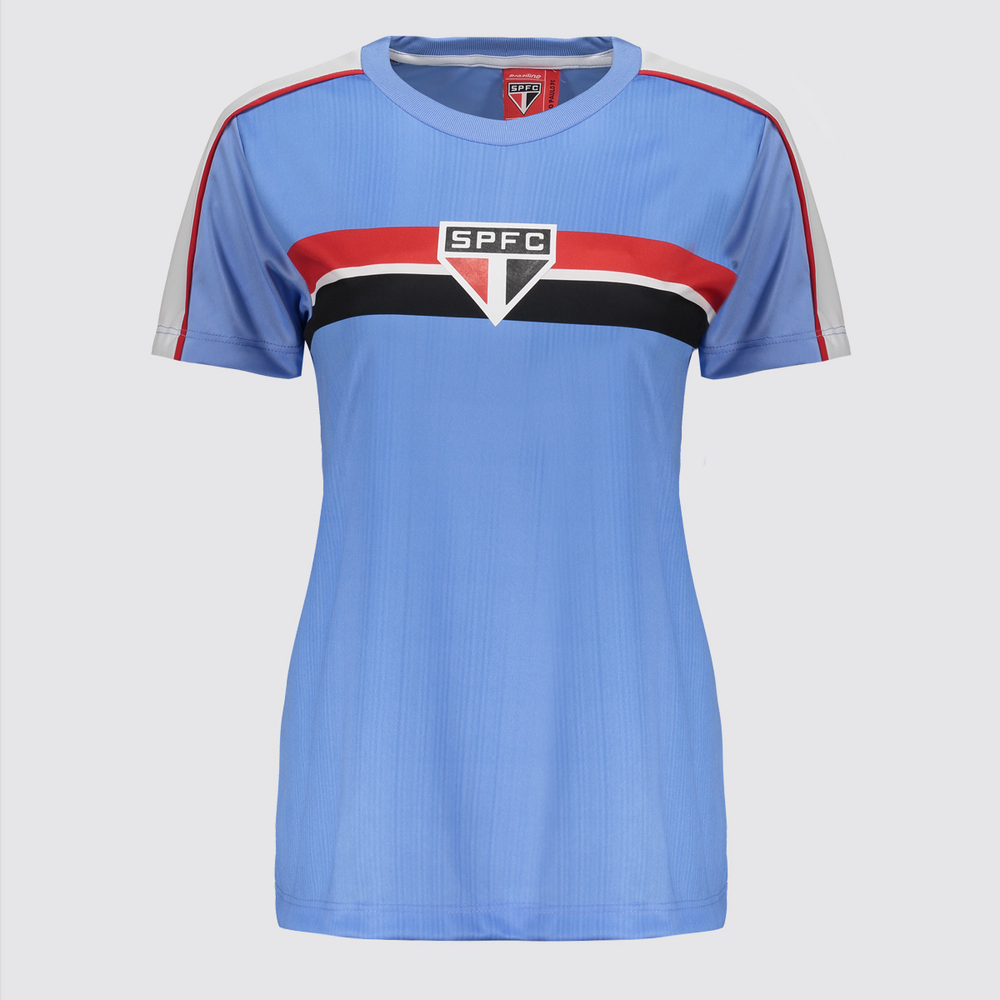 Camisa São Paulo Desejo Feminina Azul Camisa São Paulo Desejo Feminina Azul