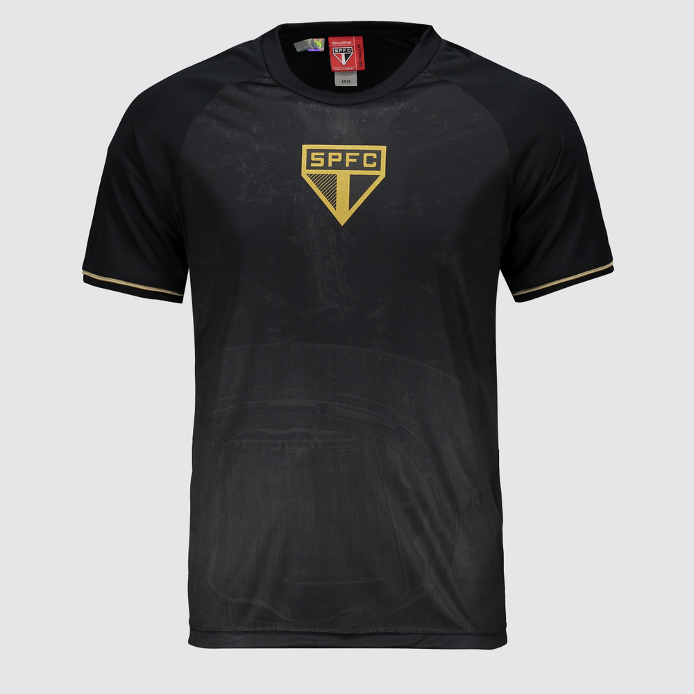 Camisa São Paulo Frequência Preta Camisa São Paulo Frequência Preta