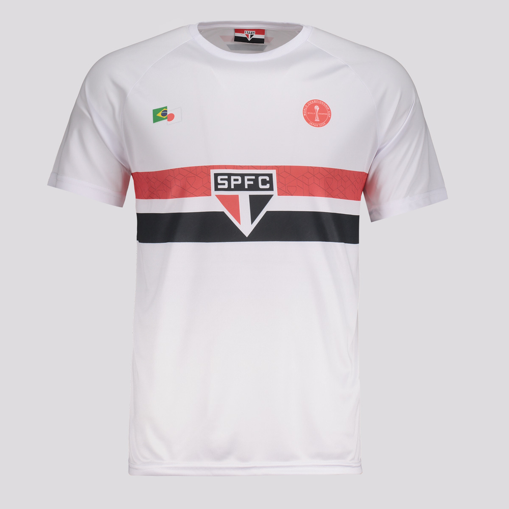 Camisa São Paulo Mundial Esportiva Branca Camisa São Paulo Mundial Esportiva Branca