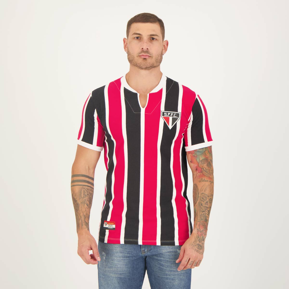 Camisa São Paulo Retrô 1971 Paulistão Camisa São Paulo Retrô 1971 Paulistão