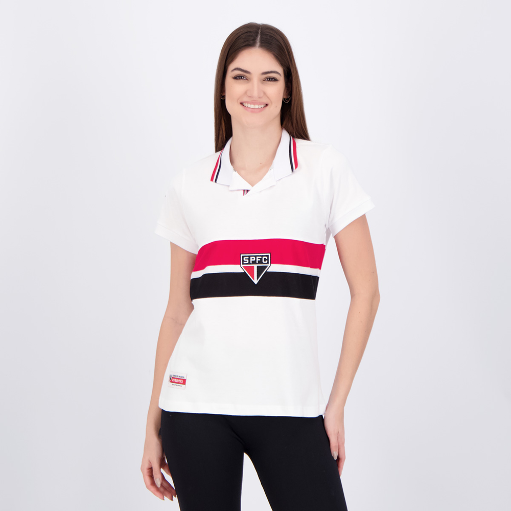 Camisa São Paulo Retrô Bimundial Feminina Camisa São Paulo Retrô Bimundial Feminina