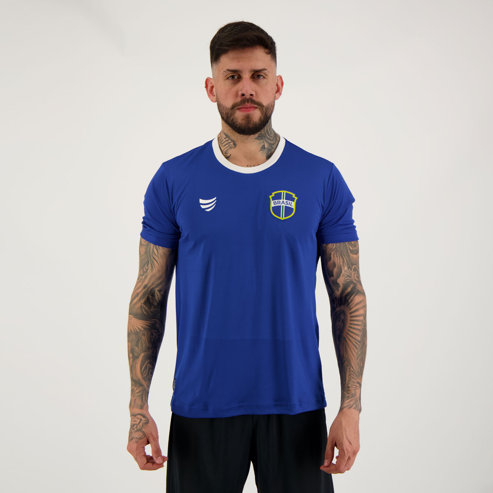 Camisa Super Bolla Copa Bronze Brasil Azul Camisa Super Bolla Copa Bronze Brasil Azul