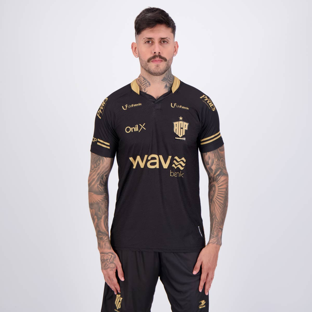 Camisa Tolledo Sports Paranavaí III 2025 Preto Camisa Tolledo Sports Paranavaí III 2025 Preto