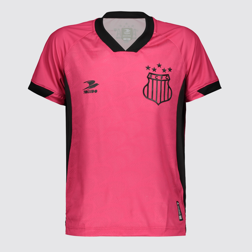 Camisa Tolledo Sports Sampaio Corrêa Goleiro 2025 Juvenil Rosa Camisa Tolledo Sports Sampaio Corrêa Goleiro 2025 Juvenil Rosa