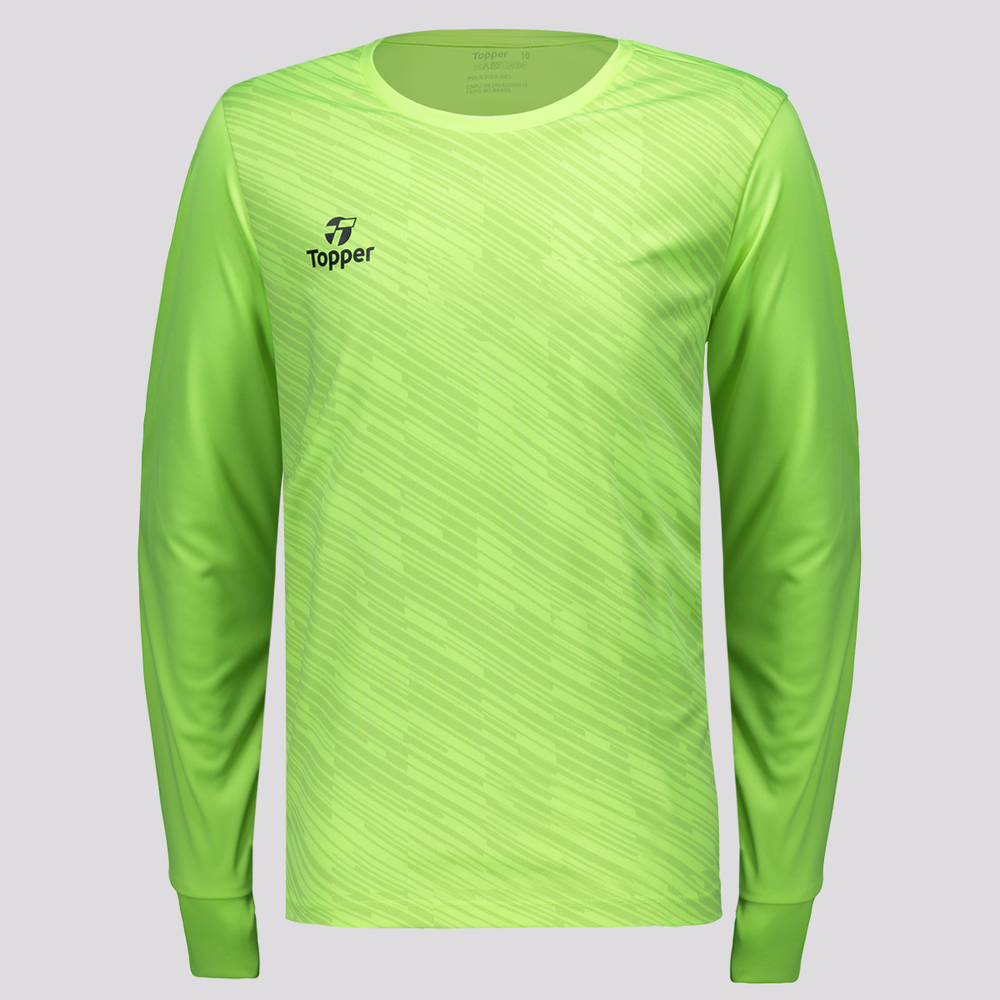 Camisa Topper Goleiro Classic III Manga Longa Juvenil Verde Camisa Topper Goleiro Classic III Manga Longa Juvenil Verde