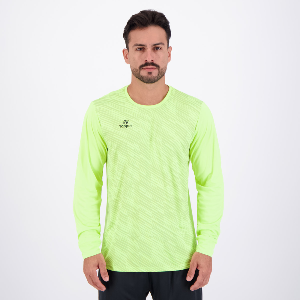 Camisa Topper Goleiro Classic III Manga Longa Verde Camisa Topper Goleiro Classic III Manga Longa Verde
