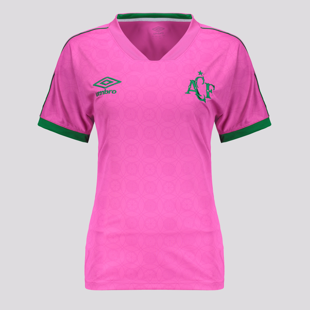 Camisa Umbro Chapecoense Outubro Rosa 2023 Feminina Camisa Umbro Chapecoense Outubro Rosa 2023 Feminina