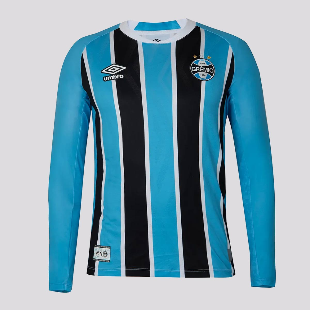 Camisa Umbro Grêmio I 2025 Manga Longa Camisa Umbro Grêmio I 2025 Manga Longa