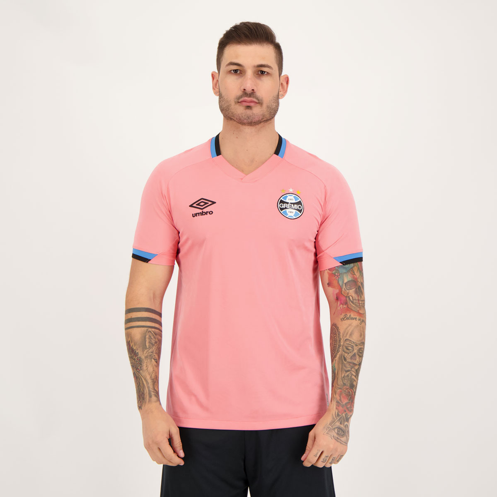 Camisa Umbro Grêmio Outubro Rosa 2022 Camisa Umbro Grêmio Outubro Rosa 2022