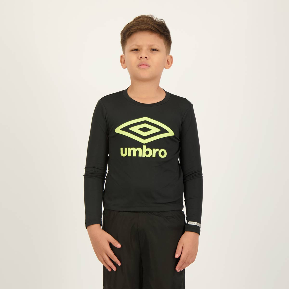 Camiseta Umbro Manga Longa Basic Uv - Unissex Camiseta Umbro Manga Longa Basic Uv - Unissex