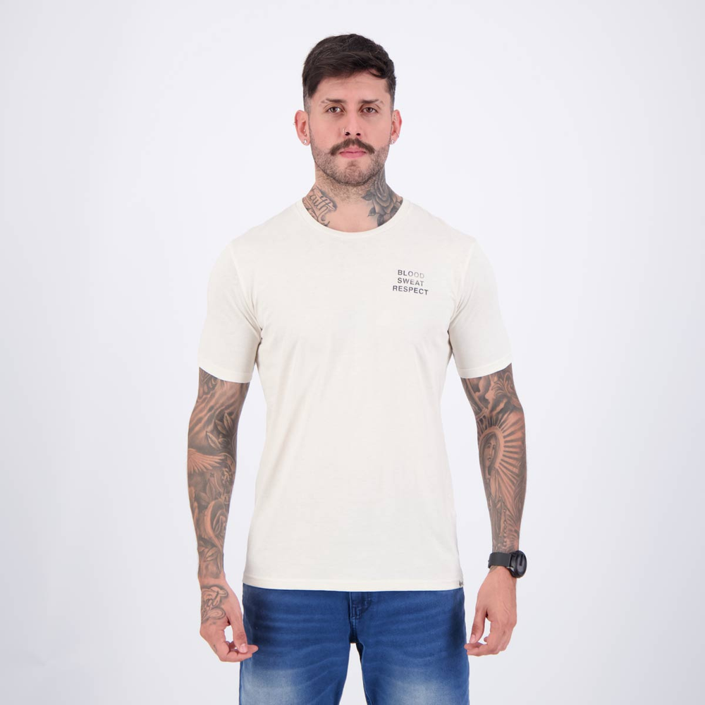 Camisa Under Armour Payoff SS Off White Camisa Under Armour Payoff SS Off White