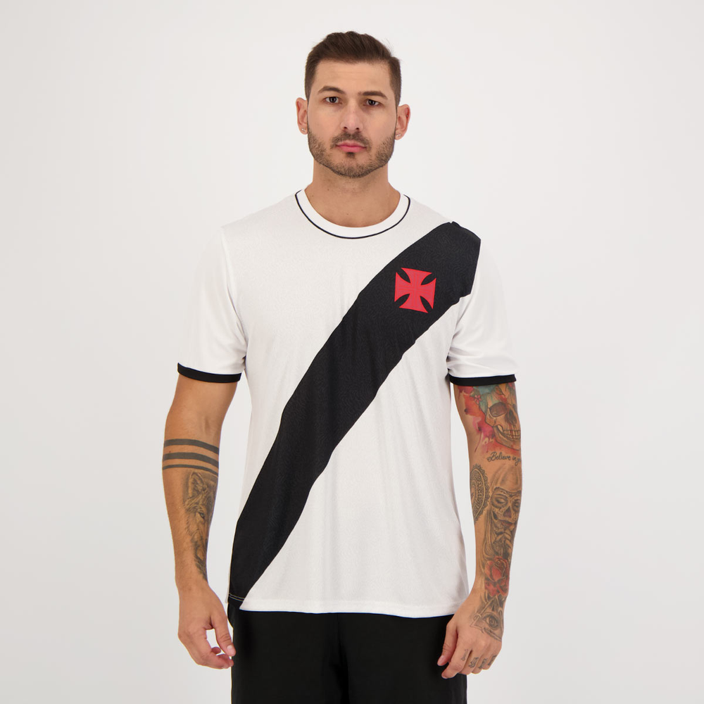 Camisa Vasco Caravel Branca Camisa Vasco Caravel Branca