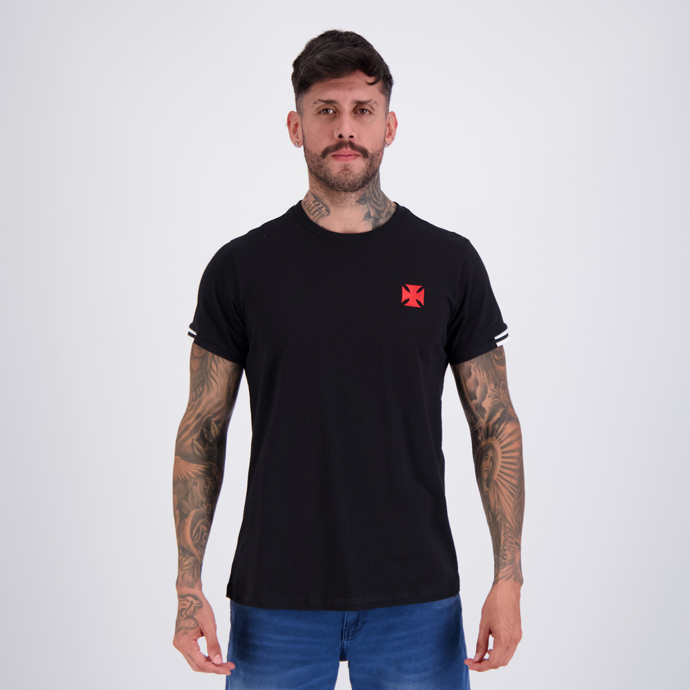 Camisa Vasco Tom Preta Camisa Vasco Tom Preta