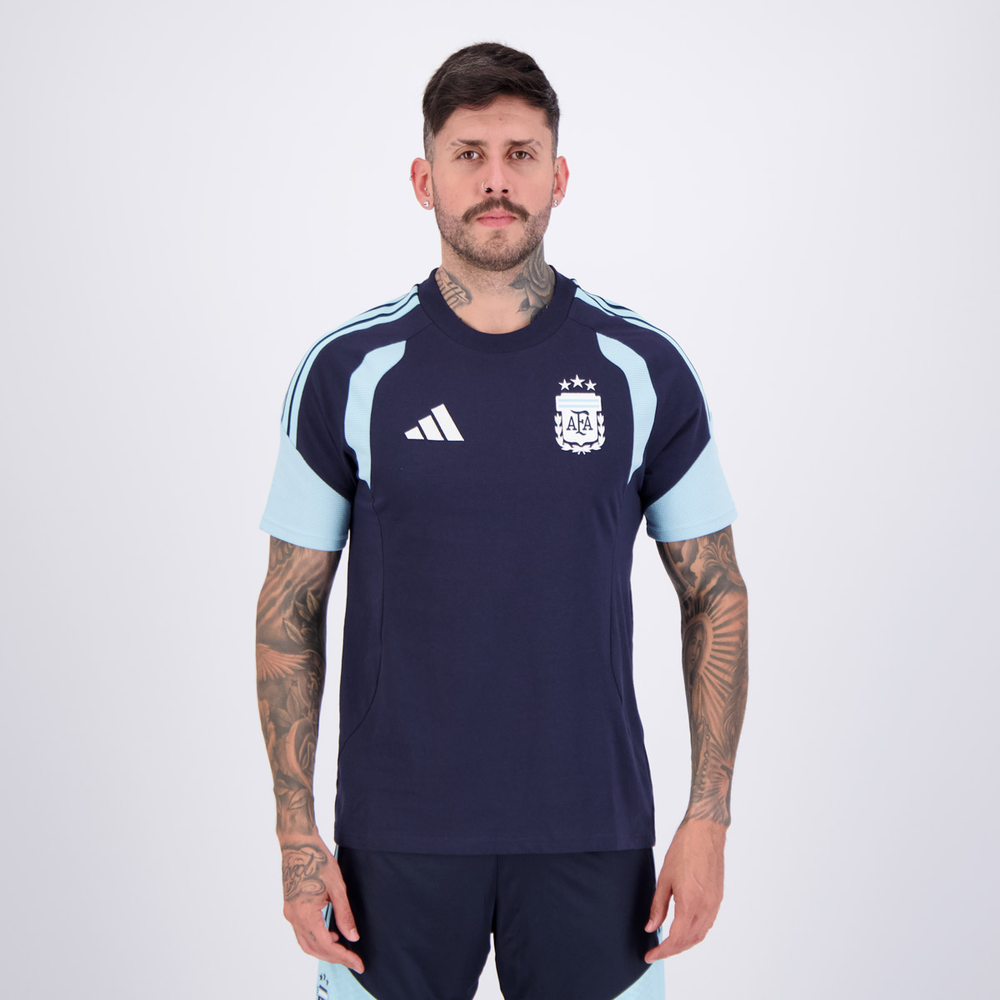 Camiseta Adidas Argentina Tiro 2026 Marinho Camiseta Adidas Argentina Tiro 2026 Marinho