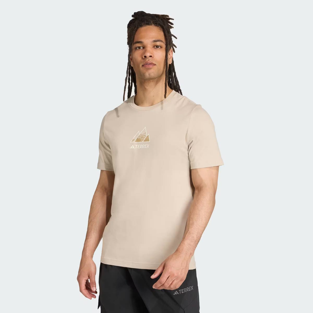 Camiseta Adidas Athlete Bege Camiseta Adidas Athlete Bege