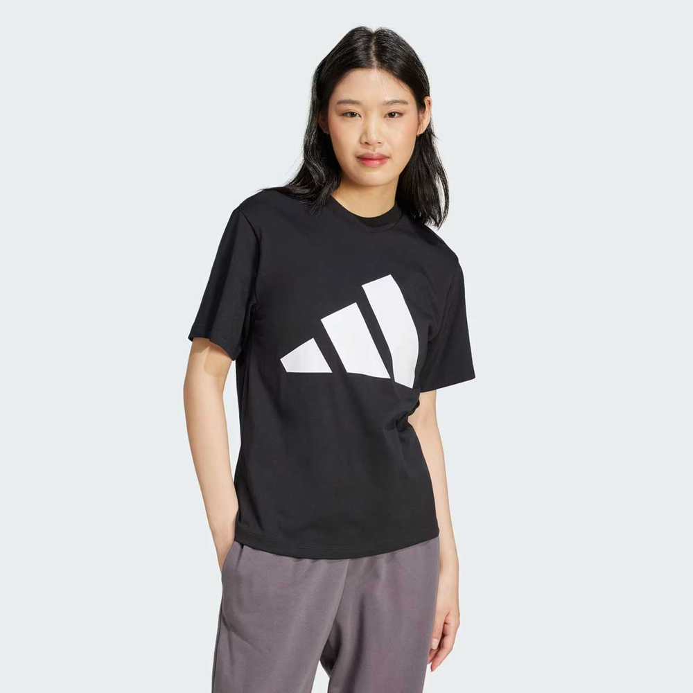 Camiseta Adidas Big Logo Feminina Preta Camiseta Adidas Big Logo Feminina Preta