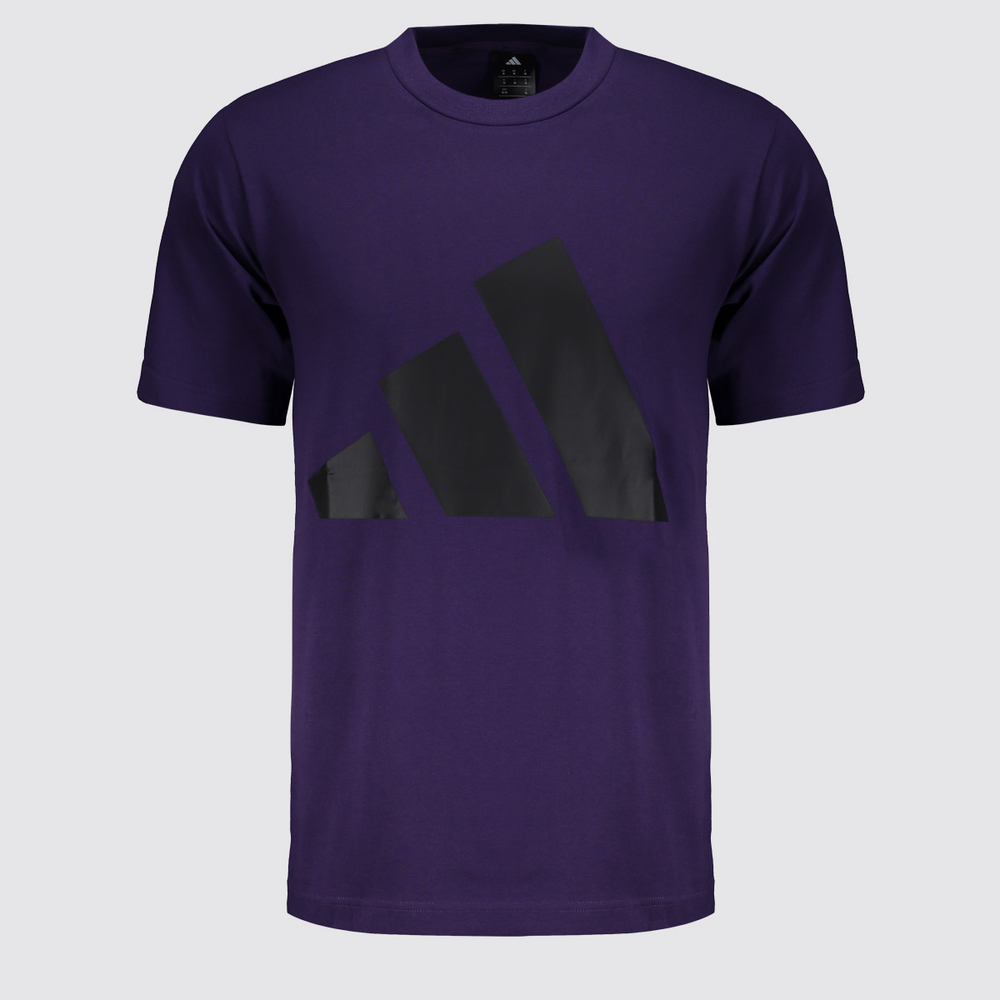Camiseta Adidas Essentials Big Logo Roxa Camiseta Adidas Essentials Big Logo Roxa