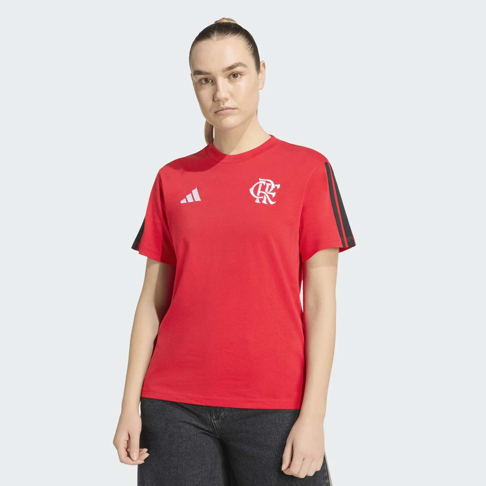 Camiseta CR Flamengo DNA Mulher adidas Camiseta CR Flamengo DNA Mulher adidas