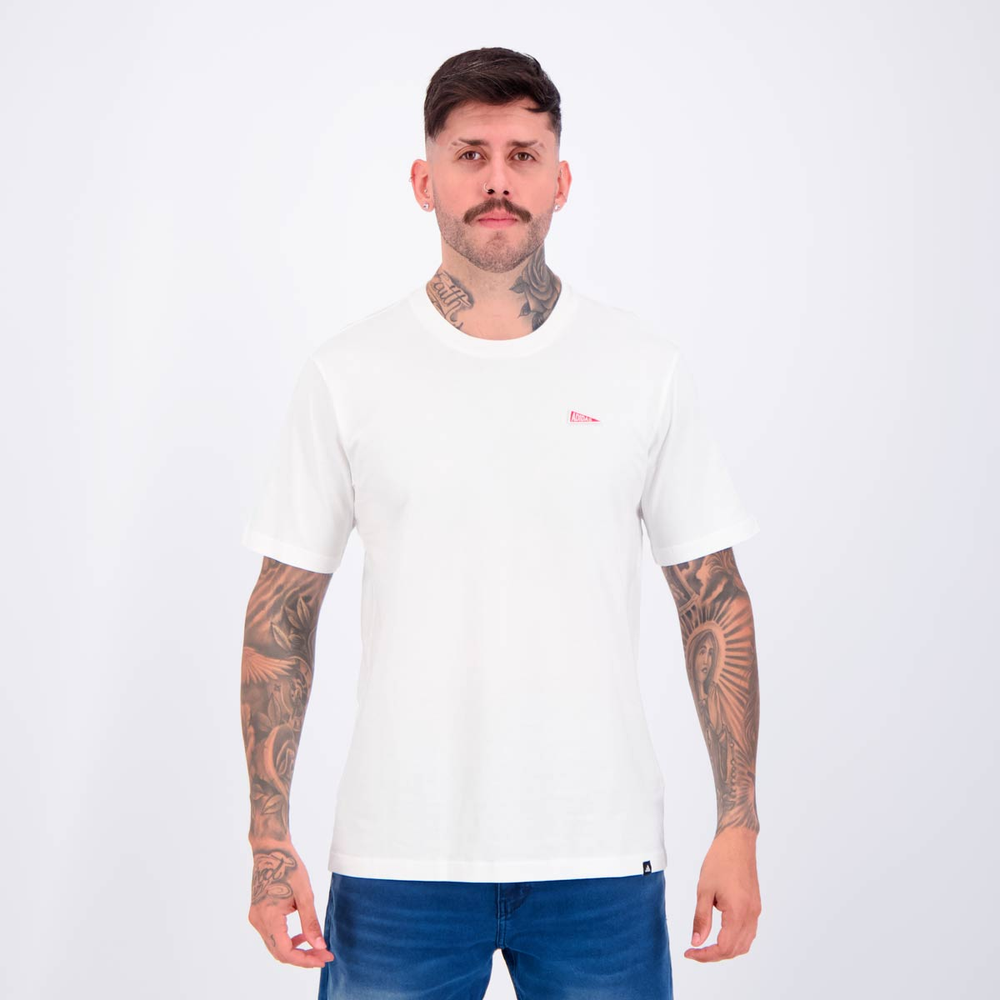 Camiseta Adidas Flâmula Branca Camiseta Adidas Flâmula Branca