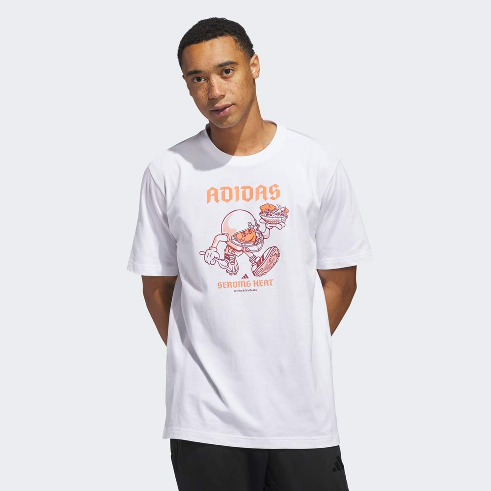 Camiseta Adidas Tailgate Branca Camiseta Adidas Tailgate Branca